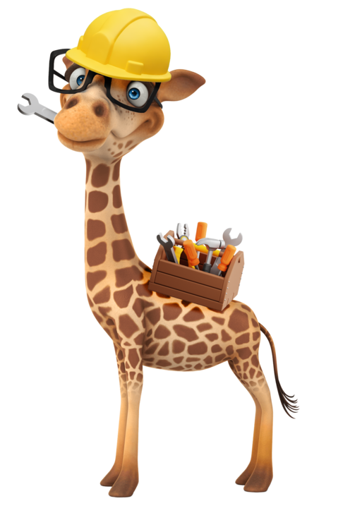 The Giraffe mascot